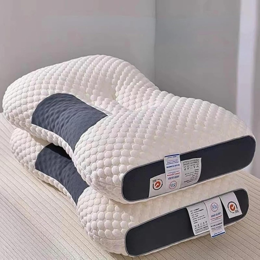 Orthopedic Cervical Massage Pillow Pack of 2 for Neck Pain Relief Free Shipping