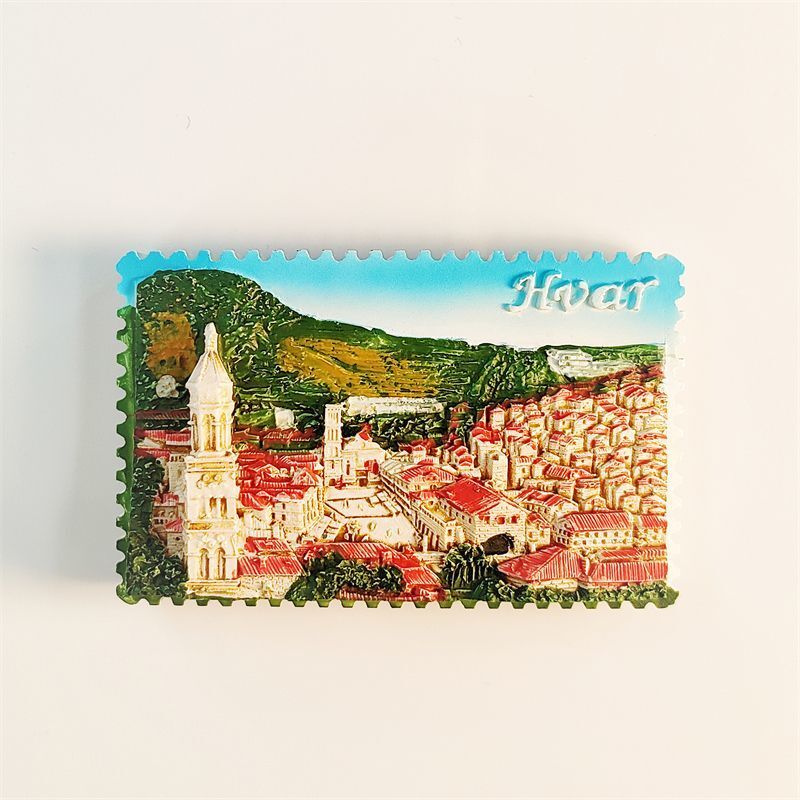 Croatia Hvar Fridge Magnet Refrigerator Sticker Home Decor Resin Souvenir Gift