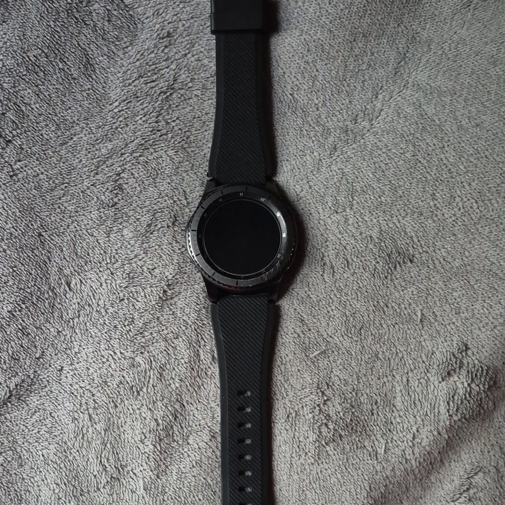 Samsung Gear S3 Frontier Smart Watch Bluetooth Wireless Charging Black