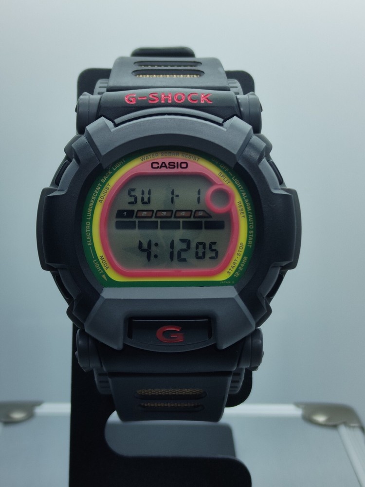 Vintage Casio G Shock DW-002BM-8 BOB MARLEY 🔴🟡🟢 1299 Module (1995) SUPER RARE