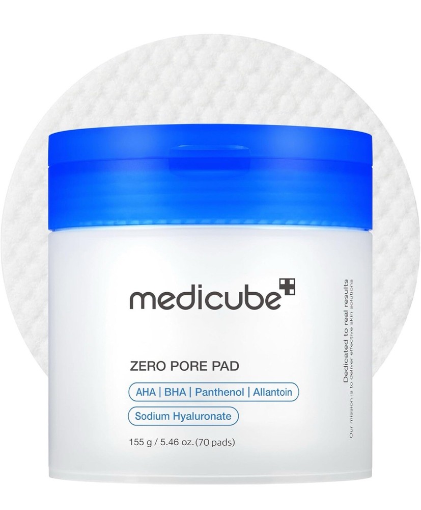 🔥NEW🔥 Medicube Zero Pore Pads 2.0, Dual-Textured Facial Toner Pads (70 Pads)