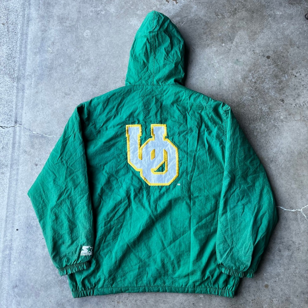 90s Vintage Oregon Ducks Starter Puffer Jacket XL No Puller