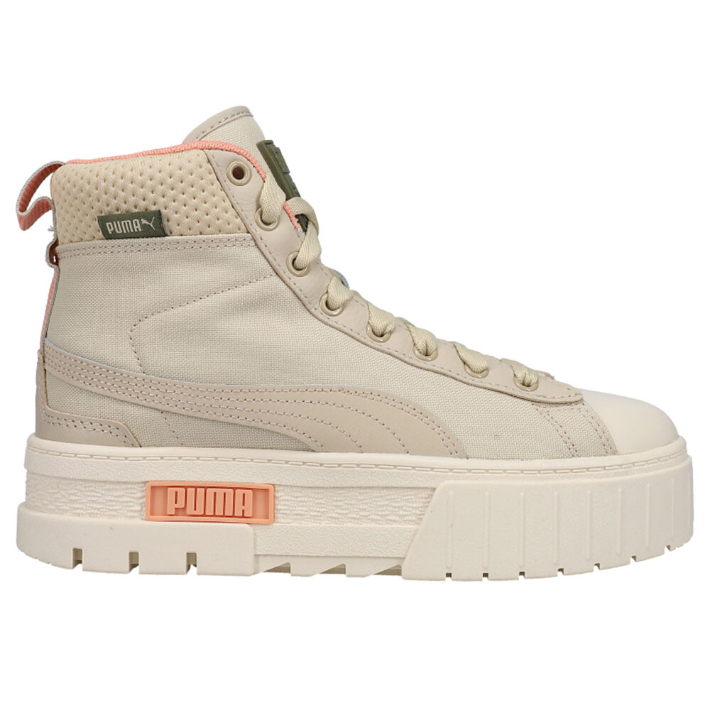 Puma Mayze Safari High Top Platform  Womens Brown Sneakers Casual Shoes 383688-0