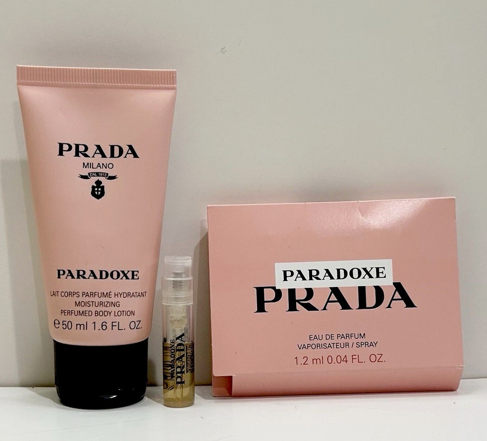 Prada Paradoxe Lotion 50ml & Sample 1.2ml Perfume Set