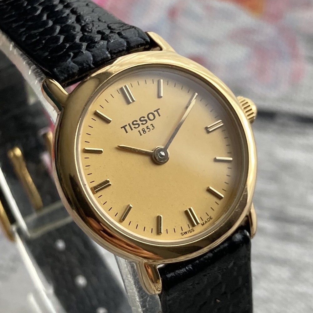 Tissot Swiss Made Ladies Vintage Gold Plated 23mm Watch