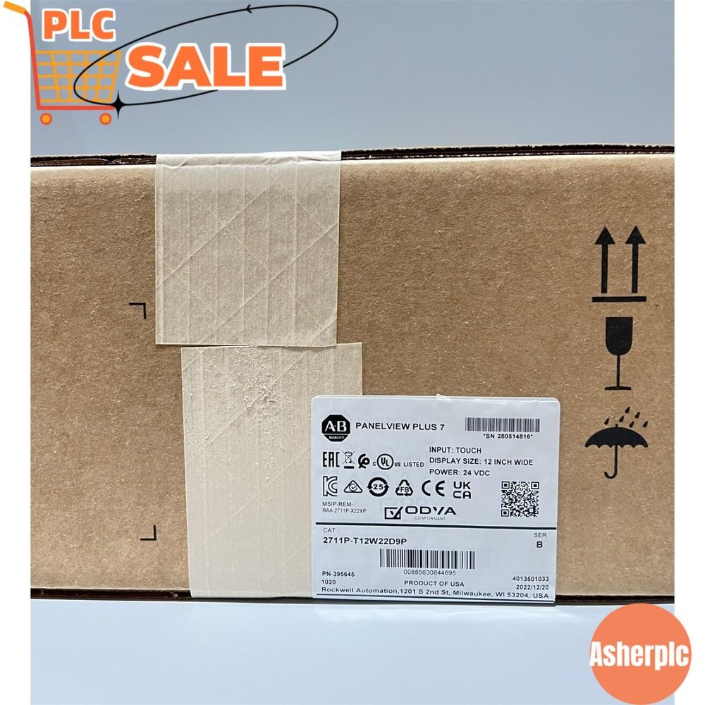 New Sealed 2711P-T12W22D9P /B Allen-Bradley PanelView Plus 7 Touch 12
