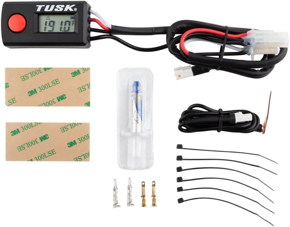 Digital Radiator Fan Kit Thermostat Black