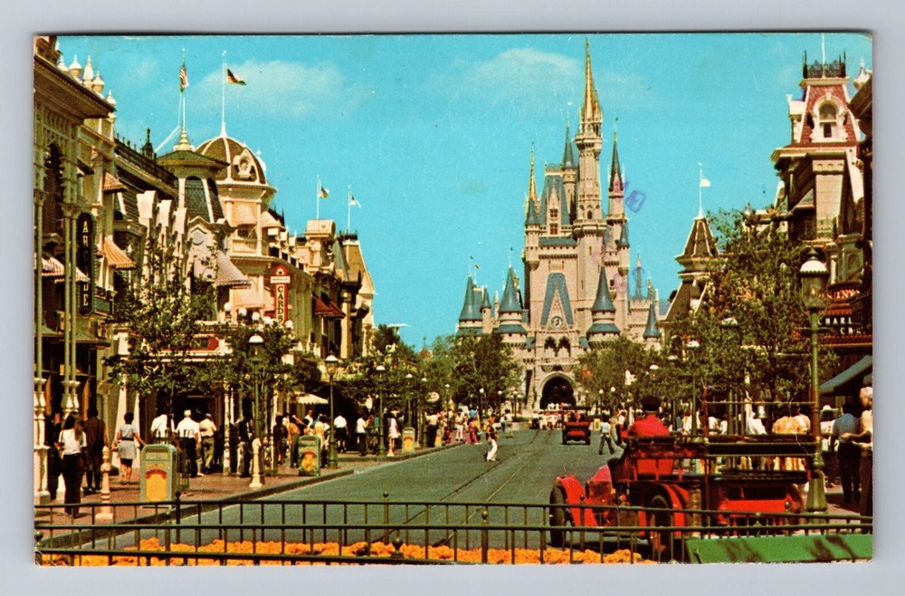 Vintage 1978 Orlando Florida Walt Disney World Fantasy Postcard