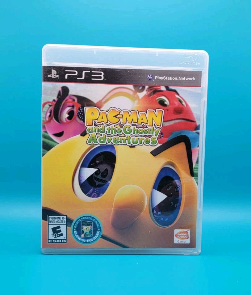 Pac-Man and the Ghostly Adventures Poster Variant  (PlayStation 3) CIB, Tested