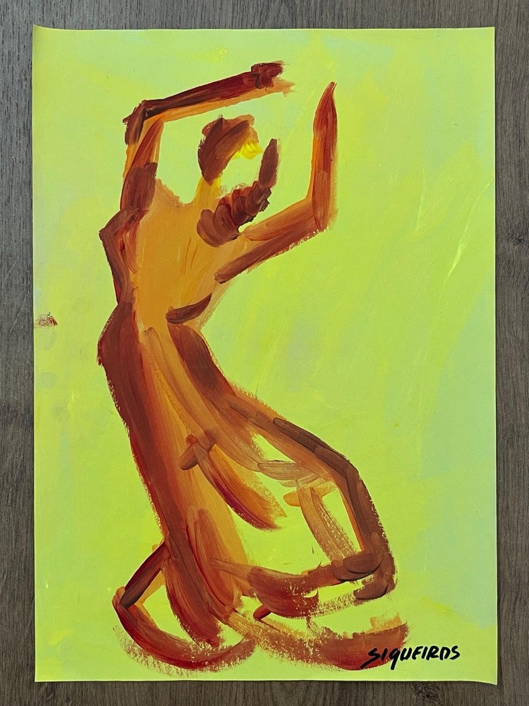 David Alfaro Siqueiros Drawing on paper (Handmade) Signed & Stamped