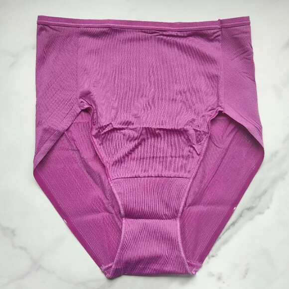 Soma Vanishing Edge Microfiber Modern Brief Panty Orchid Daze Size XL