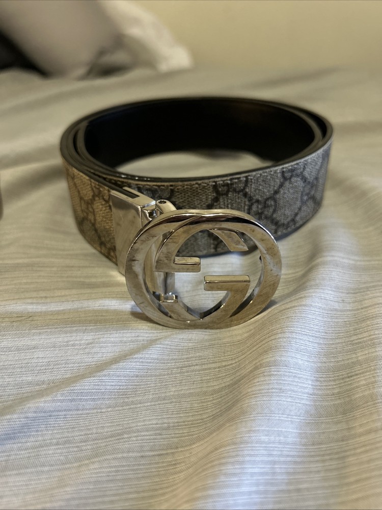 Authentic Gucci Leather Belt for Men