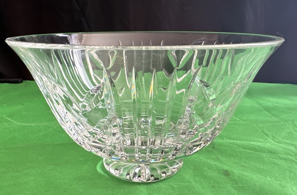 Vintage Waterford Crystal 10-Inch Footed Candy Dish Large