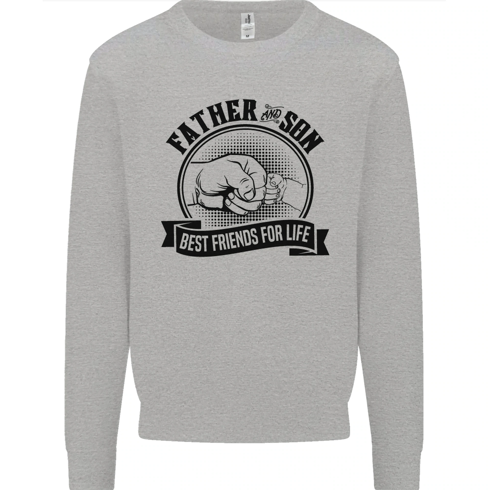 Father & Son Best Friends Fathers Day Mens Sweatshirt Jumper