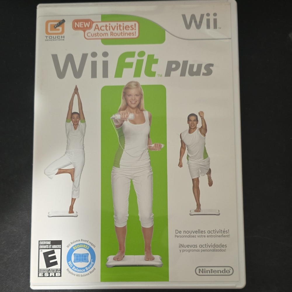 Nintendo Wii Fit Plus Fitness & Health Game E Rated NTSC-U/C Wii Balance Board