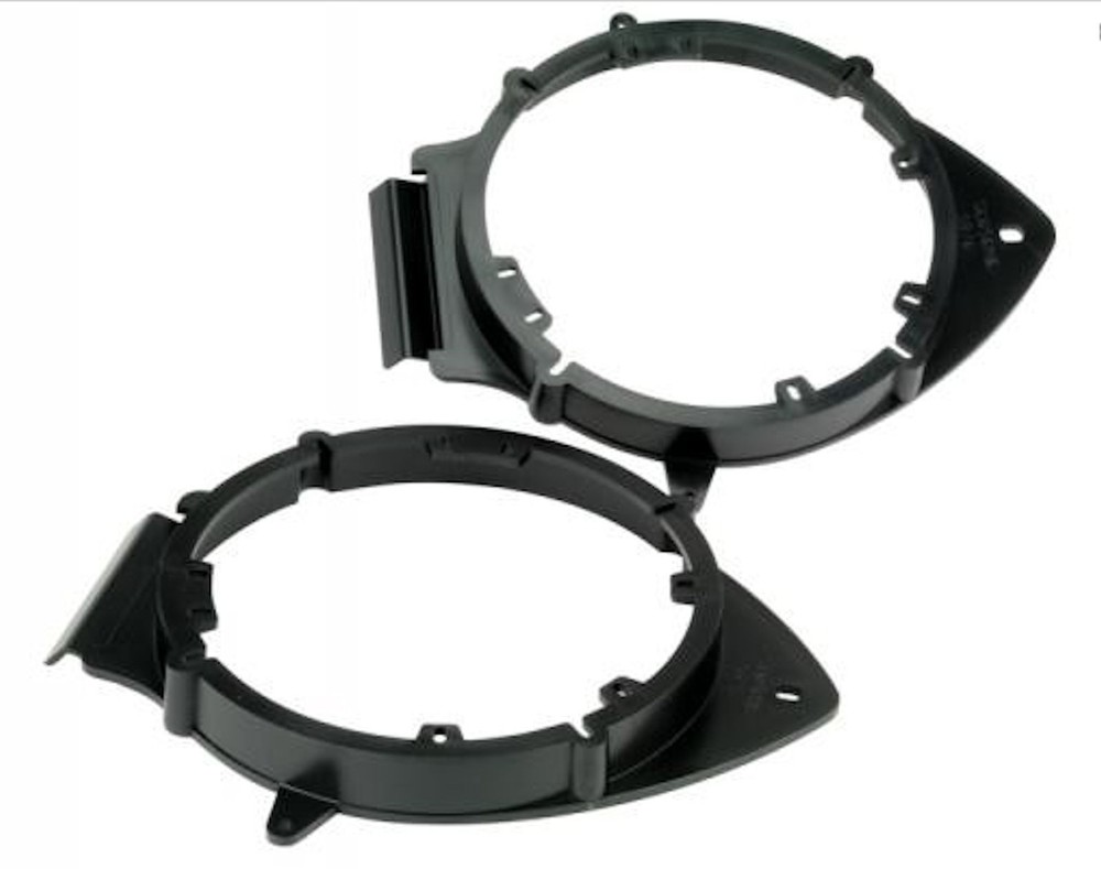 2 Heavy Duty ABS Plastic Speaker Adapter Plates For 2005-Up Vehicles 6.5