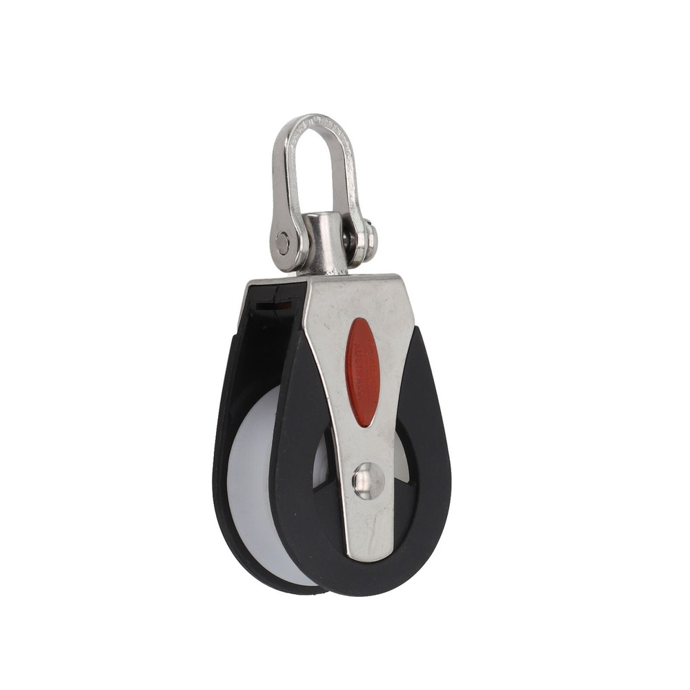 Enhanced Durability Single Pulley Swivel Block for 1500Lbs Load on Sailboats