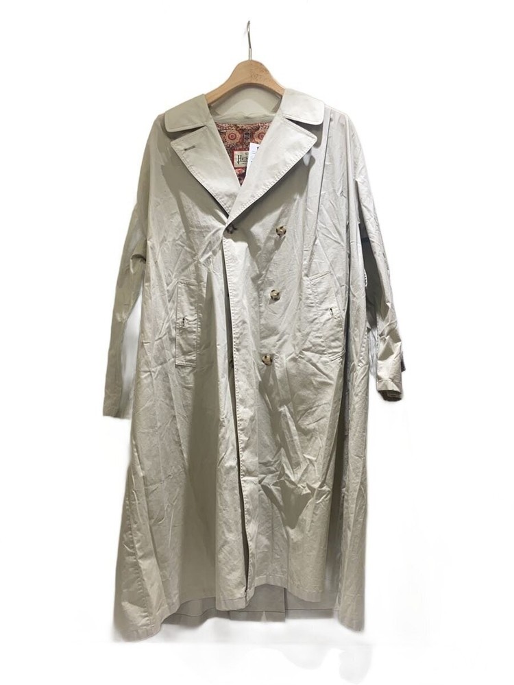 Herno Collar Stains/Overall Discoloration/Trench Coat/Corduroy/Beg/C-C-Tk5510 39