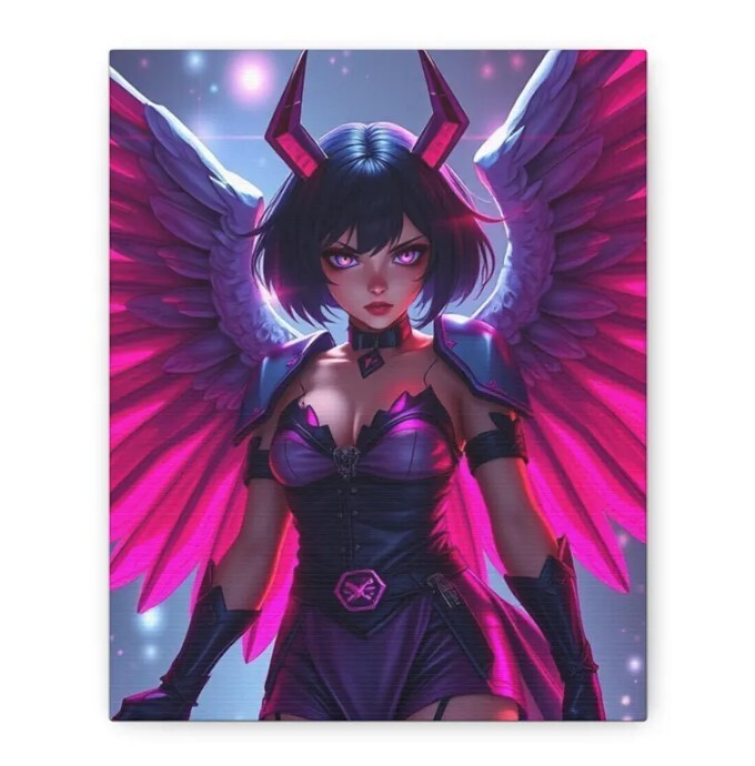 Cyber Valkyrie Wall Art for Fantasy Home Decor Lovers