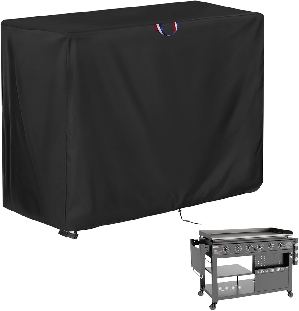 Grill Cover for Royal Gourmet GB6000 6-Burner Propane Gas Griddle, 48 Inch Water