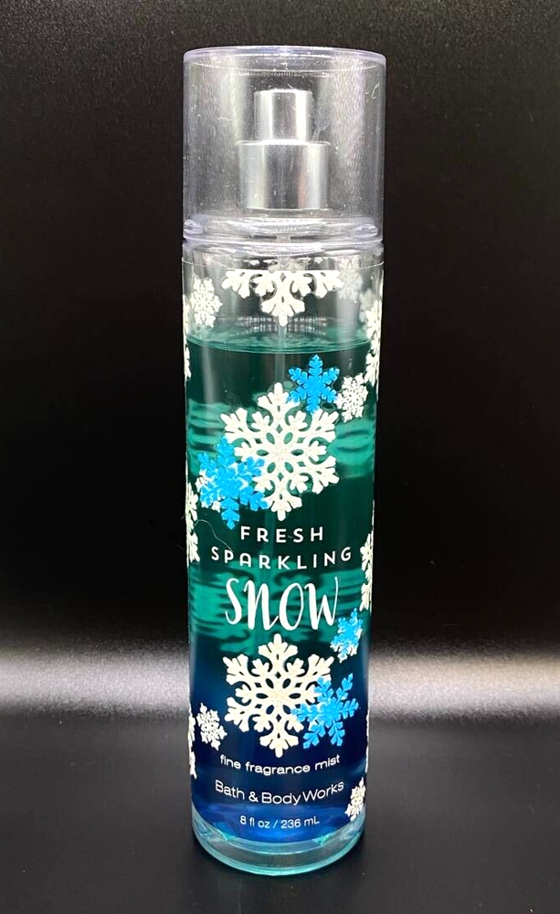 Bath & Body Works FRESH SPARKLING SNOW Fine Fragrance Mist RETIRED 8oz TESTER