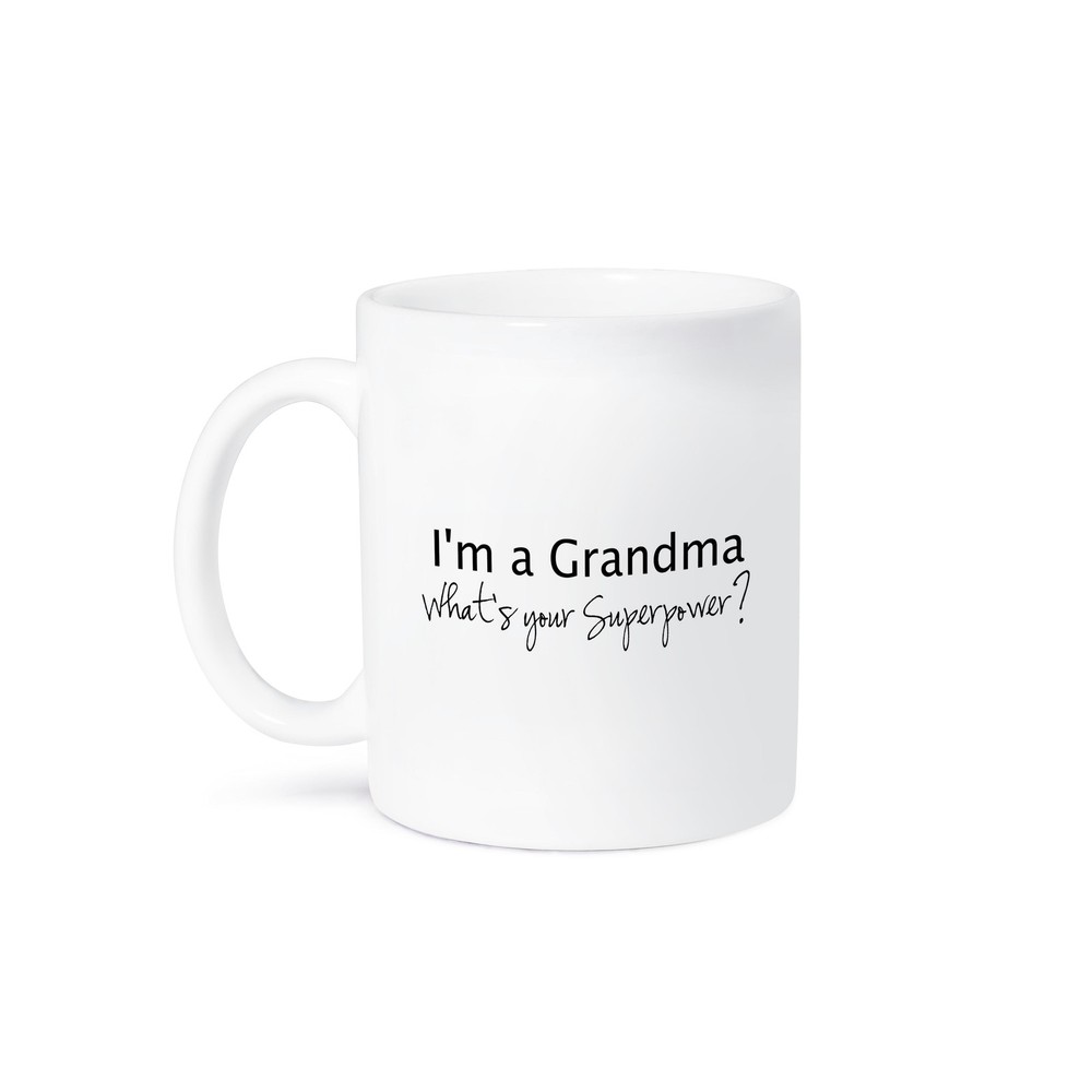 Funny Grandma Superpower Gift Mug for Grandmom by 3dRose