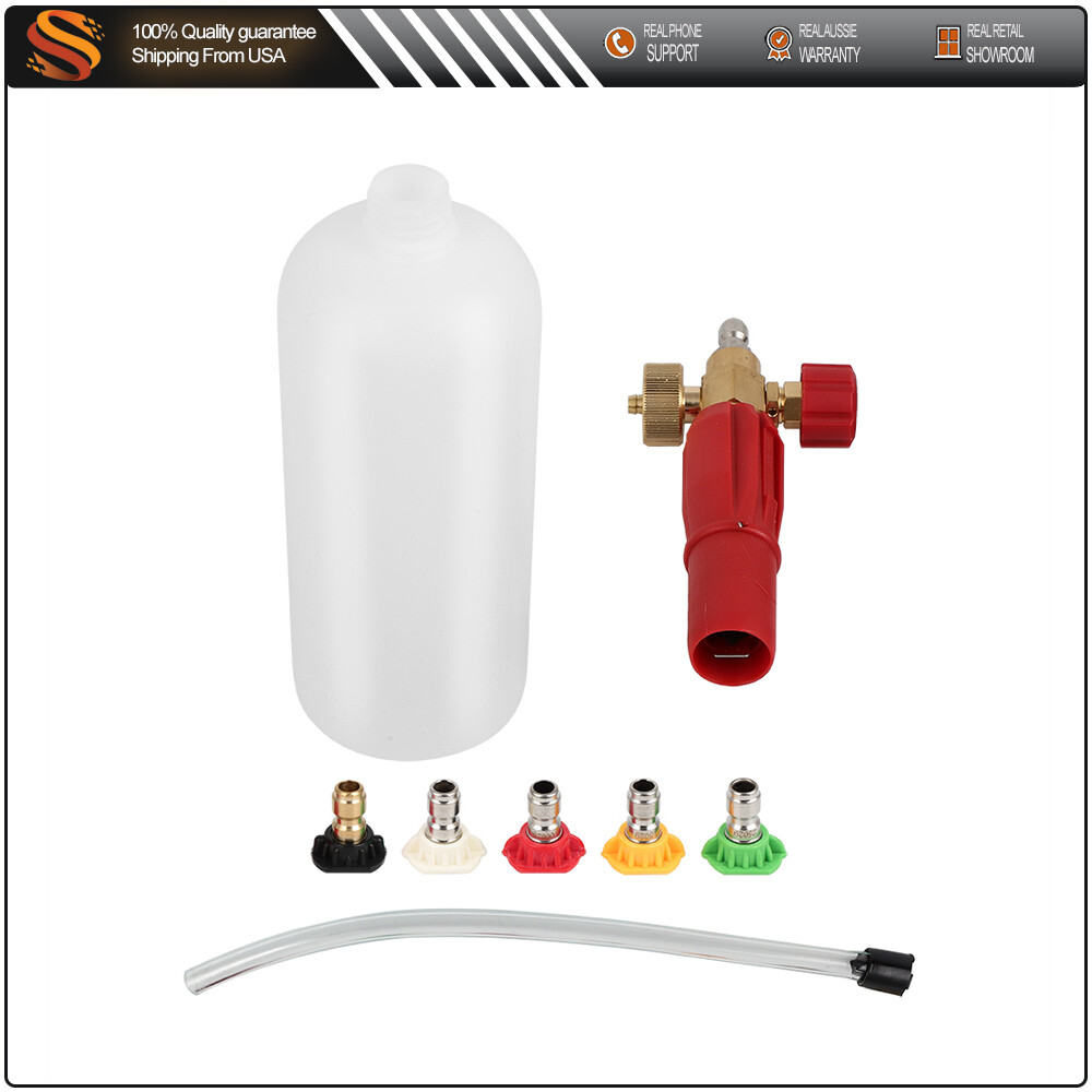 Heavy Duty Foam Cannon Professional Car Wash Pressure Washer 1/4