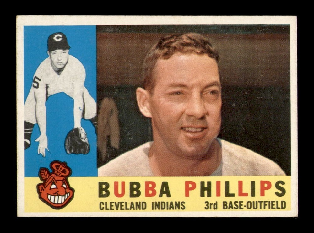 1960 Topps #243 Bubba Phillips EX-MINT Baseball Card OBGcards