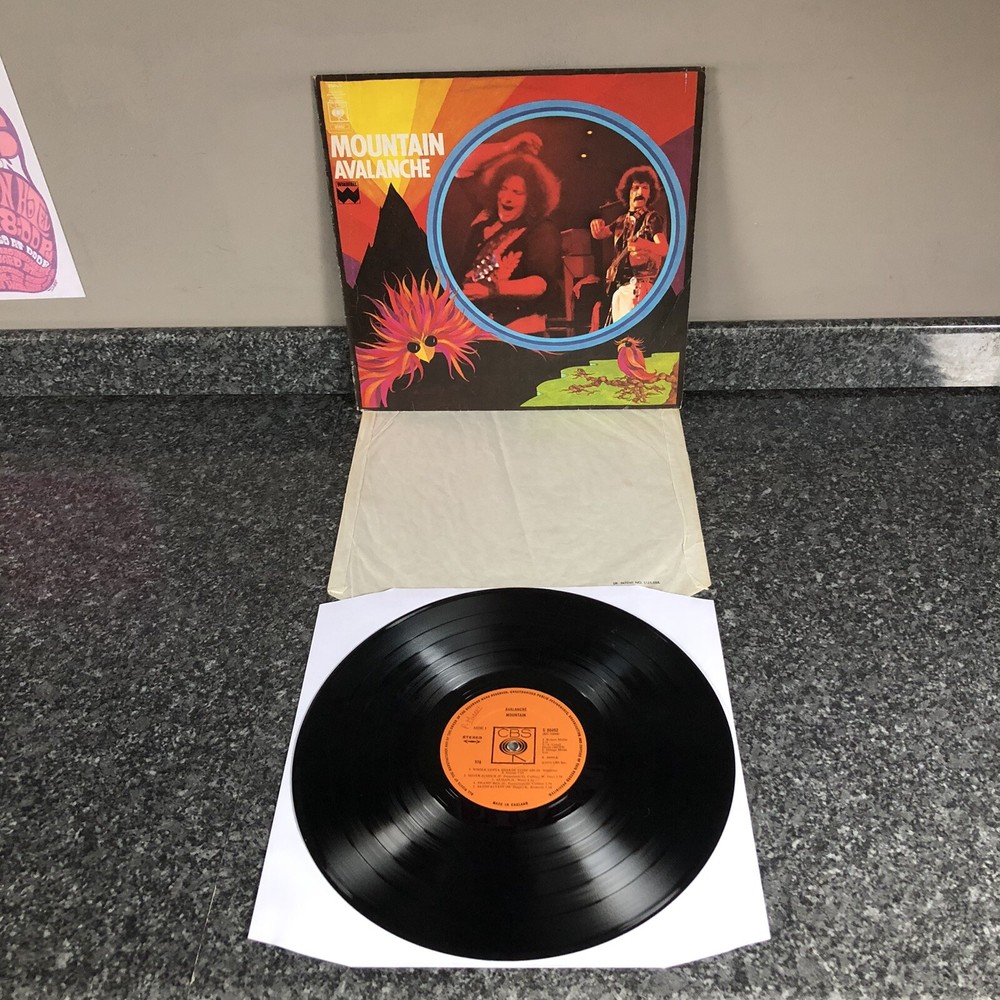 LP VINYL MOUNTAIN ALBUM AVALANCHE CBS S 80492 UK 1ST PRESS 1974 VG+/VG+