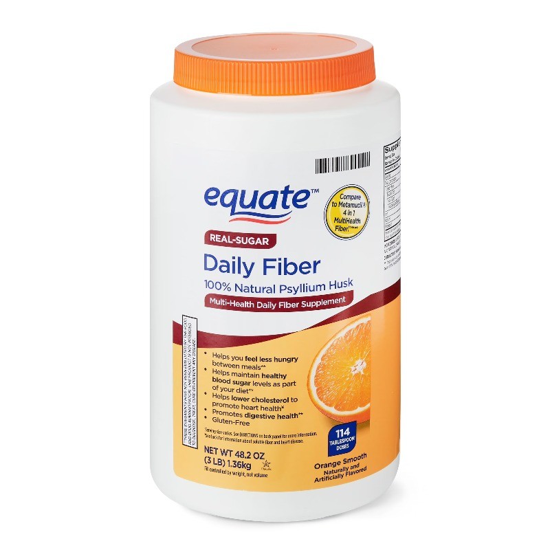 Multi-Health Daily Fiber Supplement Orange Flavored Powder, Value Size (48.2 oz)