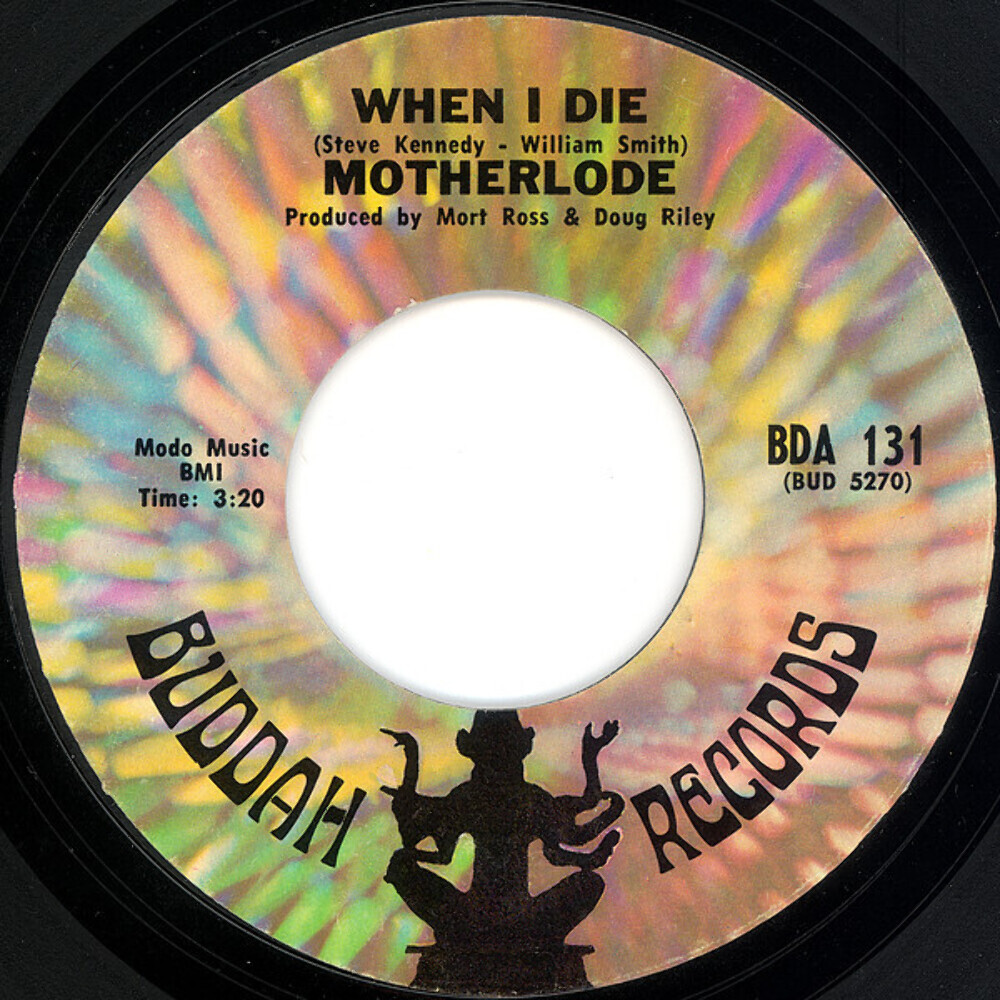 Motherlode 2 When I Die Hard Life 7 Inch Vinyl Buddah Records BDA 131 Styrene