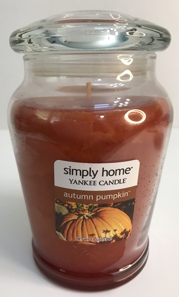 Yankee Candle Autumn Pumpkin Large Jar Scented Candle 19 oz Single Wick