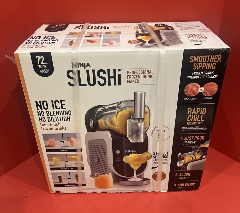 Ninja SLUSHi 72 Oz Frozen Drink and Slushie Maker FS300 for Refreshing Treats
