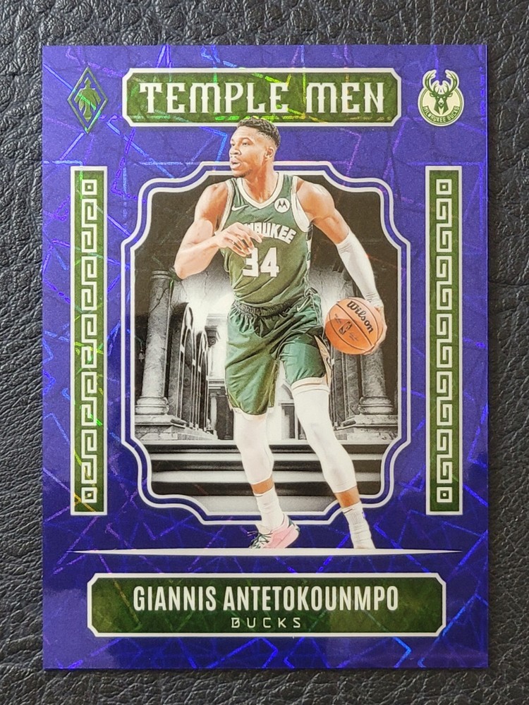 Giannis Antetokounmpo 2023-24 Phoenix Temple Men Blue Lazer 180/275 Parallel 18