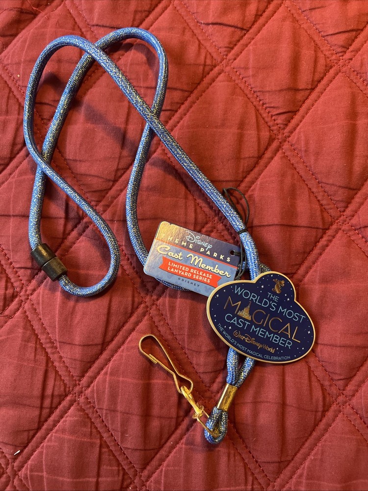 Disney World 50th Anniversary Exclusive BOLO Lanyard for Cast Members