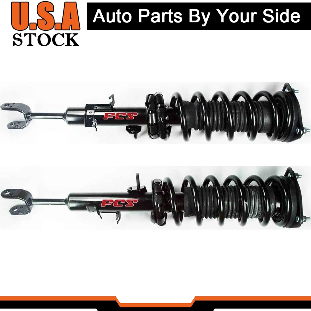 Front Struts With Sway Bar For 2003-2007 Infiniti G35 3.5L Coupe Lifetime Warra.