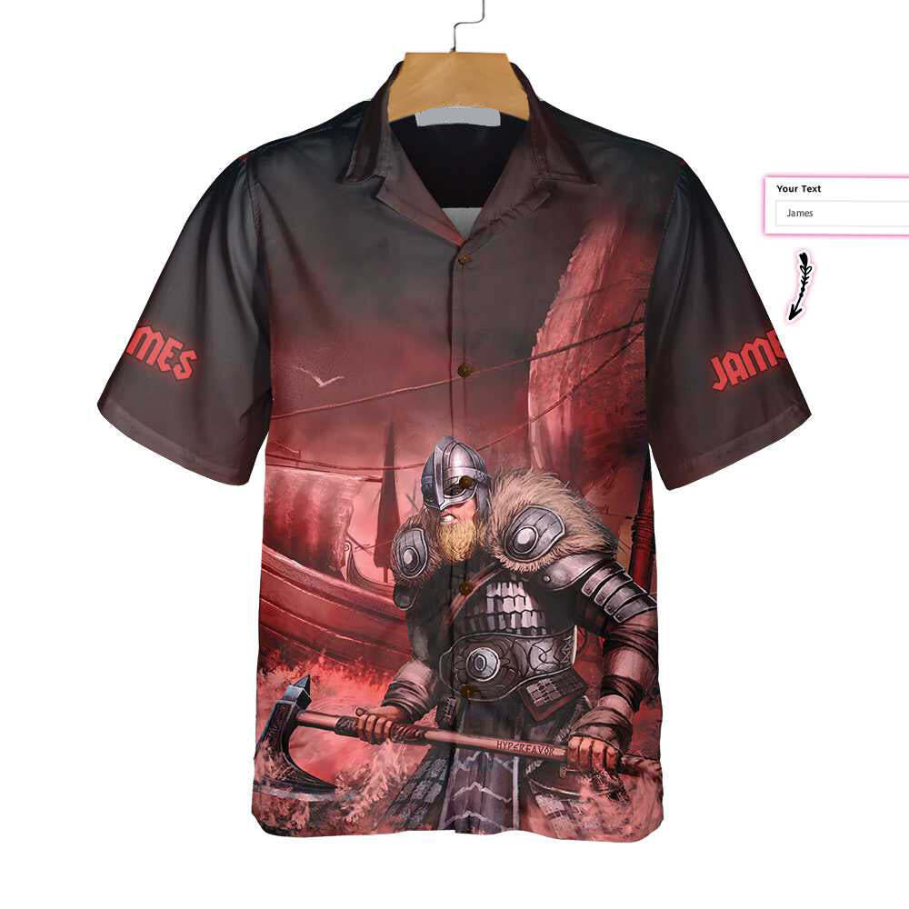 Custom Viking Honor Hawaiian Shirt for Stylish Summer Wear