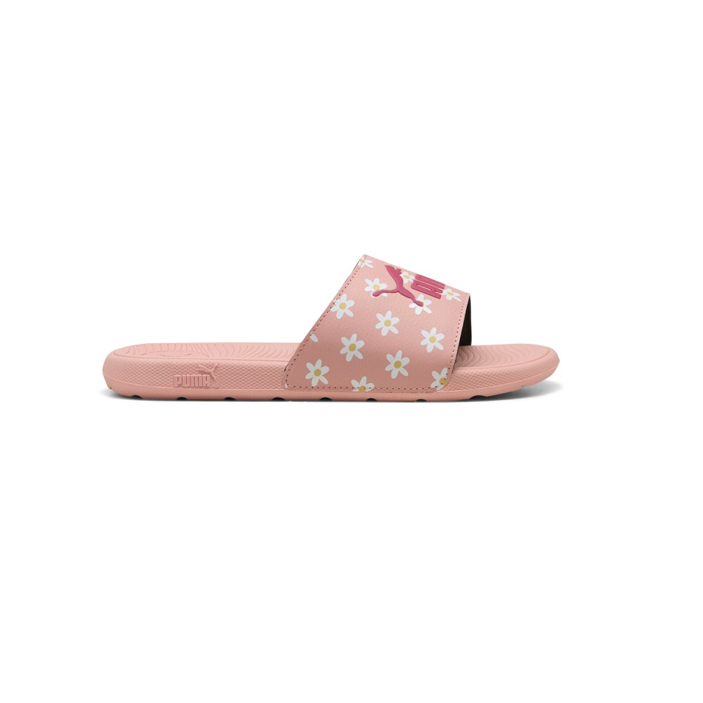 PUMA Cool Cat 2 Daisies Floral Slide  Youth Girls Pink Casual Sandals 40090501