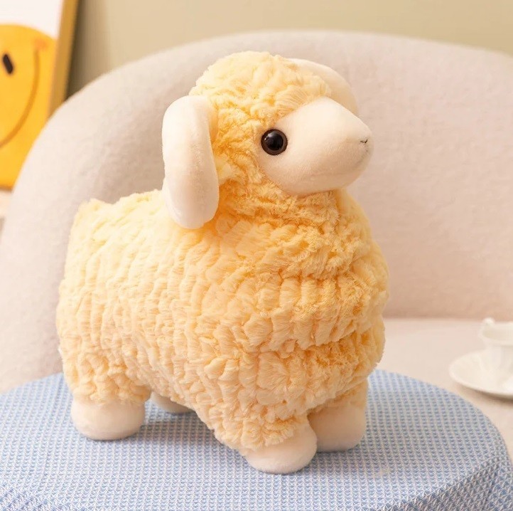 Yellow Sheep 10 Inch Stuffed Animal Plush Toys Toddler Doll Kids Gifts