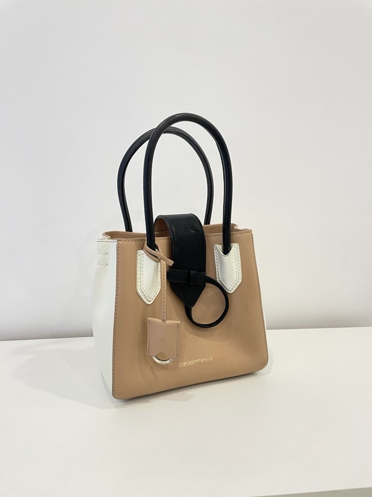 EMPORIO Armani Bag Beige White Black 2025