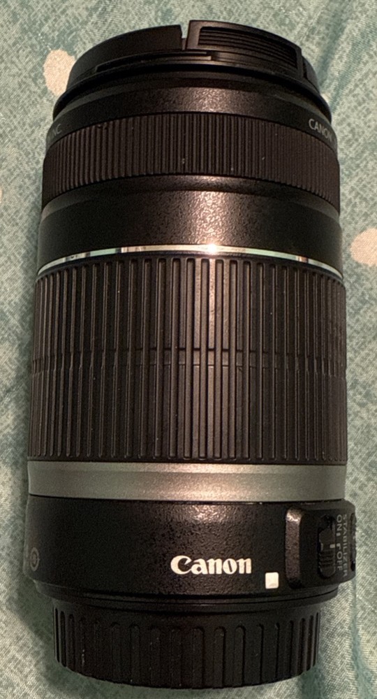 Canon EF-S 55-250mm F/4-5.6 IS Telephoto Zoom Lens EUC Tested