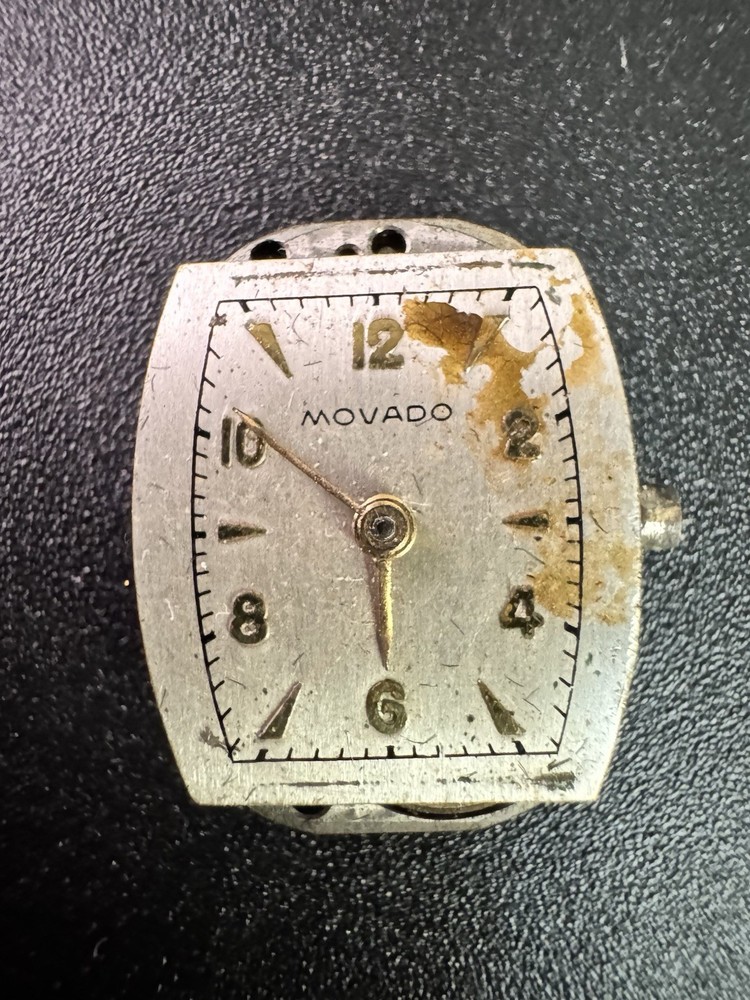 Movado Mechanical Wristwatch Movement -  Parts / Repair