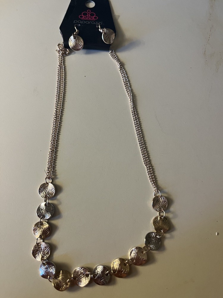 Paparazzi Gold Short Necklace Set