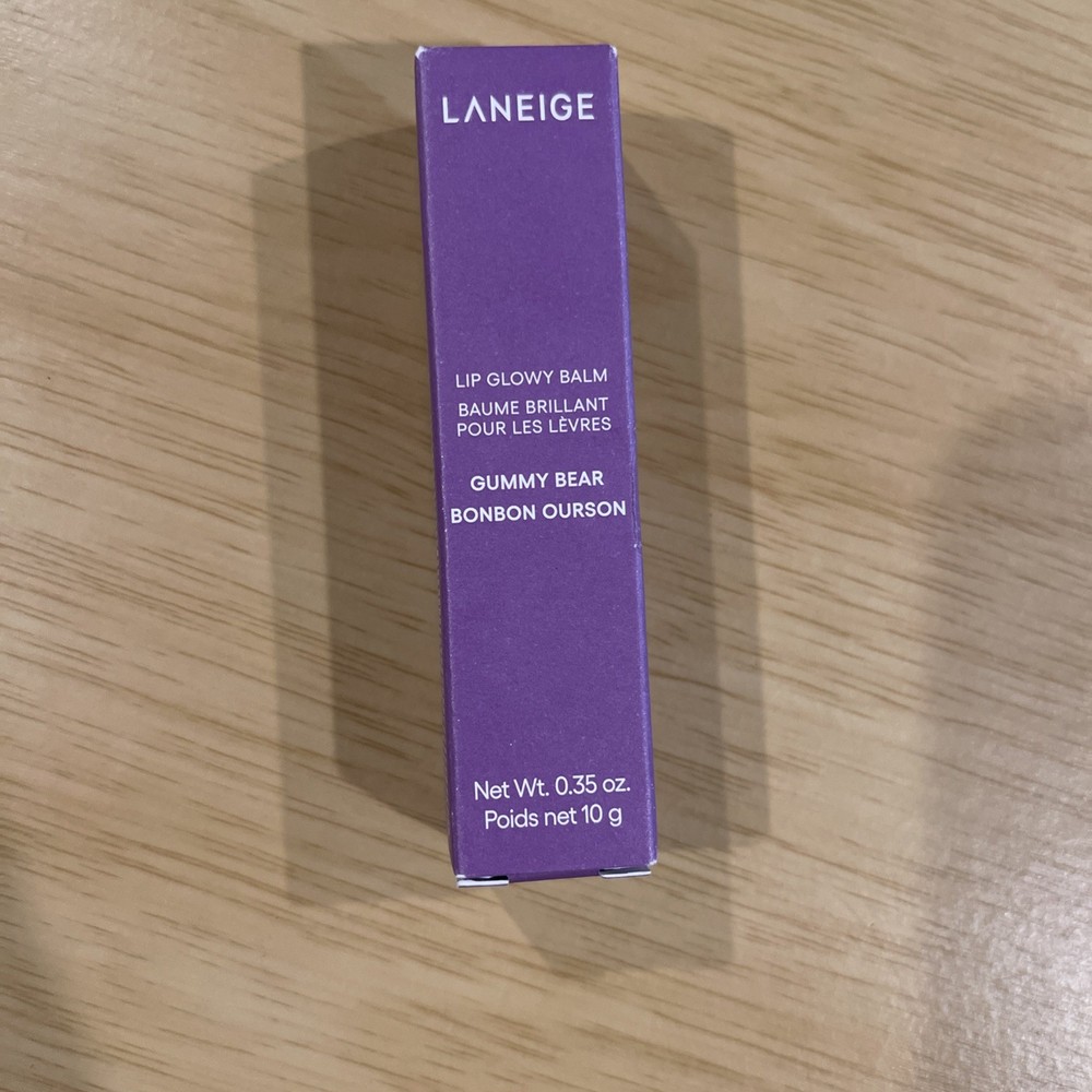Laneige Lip Glowy Balm - GUMMY BEAR - Full Size 0.35 Oz NEW Authentic
