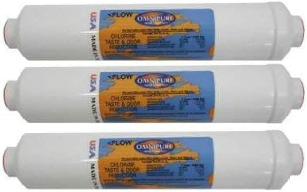 Universal Inline Water Filter 3-Pack (K2533-JJ) for Cleaner Water