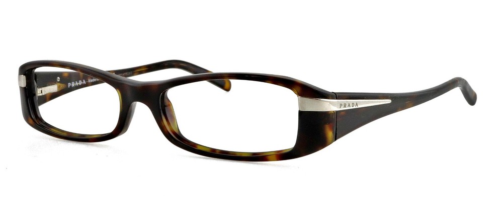New PRADA VPR14H 51mm Havana Brown Eyeglass Frames Made in Italy