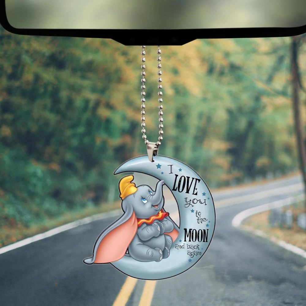 Dumbo Car Ornament  Dumbo Elephant Christmas Ornament  Dumbo Ornament Gift