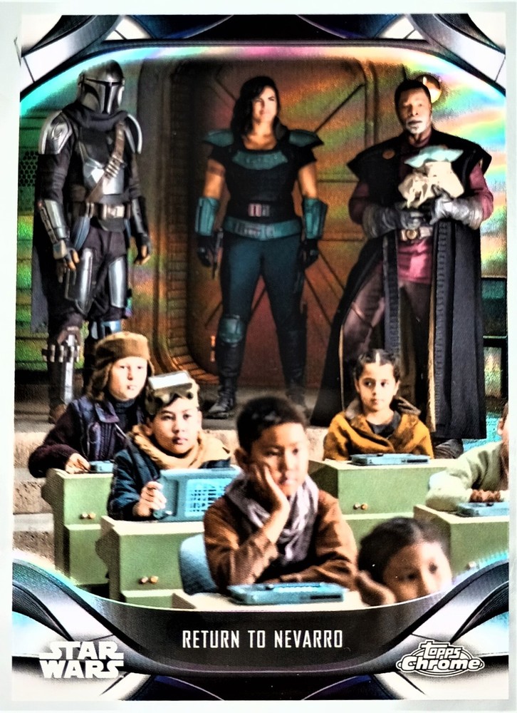 Topps Chrome Star Wars The Mandalorian Refractor S2-20 RETURN TO NEVARRO