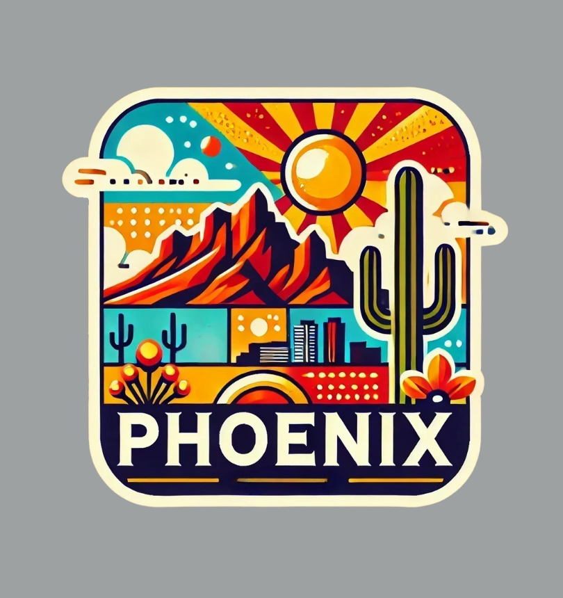 Phoenix Arizona Laptop Sticker