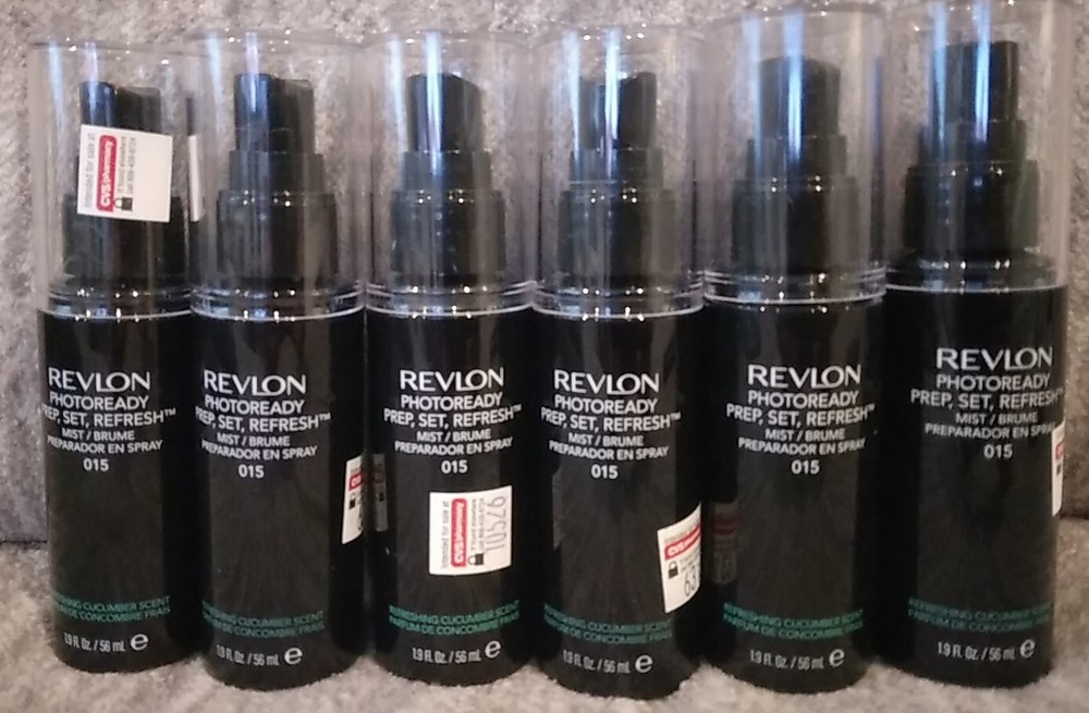6 Pack Revlon Photoready Prep, Set, Refresh Mist Cucumber Scent